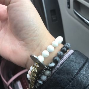 Stretch bracelets similar to the lace project!!